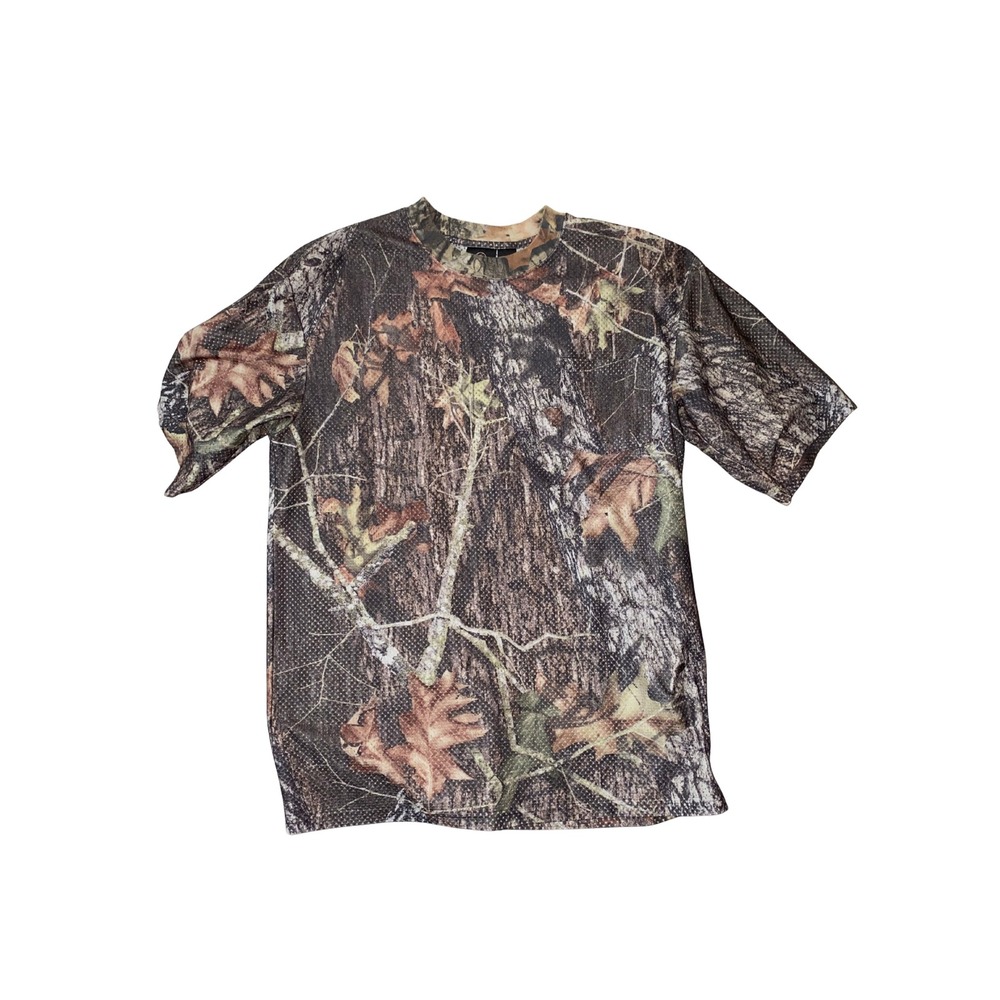 RedHead Camo Short‎ Sleeve Shirt Mens Large Mesh Hunting Outdoors